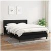 Image de Boxspring met matras stof zwart 140x200 cm3129555