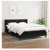 Image de Boxspring met matras stof zwart 140x190 cm3129627