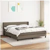 Image de Boxspring met matras stof taupe 180x200 cm3129813