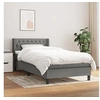 Image de Boxspring met matras stof donkergrijs 90x200 cm3129922
