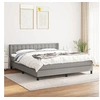 Image de Boxspring met matras stof lichtgrijs 180x200 cm3130049