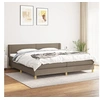 Image de Boxspring met matras stof taupe 200x200 cm3130141