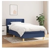 Image de Boxspring met matras stof blauw 90x200 cm3130247
