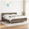 Image de Boxspring met matras stof taupe 160x200 cm3130285