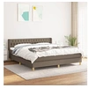 Image de Boxspring met matras stof taupe 180x200 cm3130533