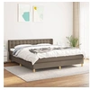 Image de Boxspring met matras stof taupe 180x200 cm3130613