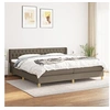 Image de Boxspring met matras stof taupe 200x200 cm3130621