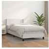 Image de Boxspring met matras kunstleer wit 80x200 cm3130626