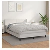 Image de Boxspring met matras kunstleer wit 140x190 cm3130656