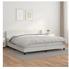 Image de Boxspring met matras kunstleer wit 200x200 cm3130680