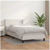 Image de Boxspring met matras kunstleer wit 100x200 cm3130704