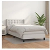Image de Boxspring met matras kunstleer wit 80x200 cm3130746