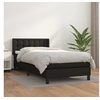 Image de Boxspring met matras kunstleer zwart 90x190 cm3130751