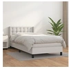 Image de Boxspring met matras kunstleer wit 90x190 cm3130752