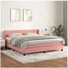 Image de Boxspring met matras fluweel roze 180x200 cm3130858
