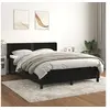 Image de Boxspring met matras fluweel zwart 140x200 cm3130903