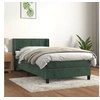 Image de Boxspring met matras fluweel donkergroen 100x200 cm3130946