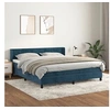 Image de Boxspring met matras fluweel donkerblauw 160x200 cm3130971