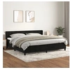 Image de Boxspring met matras fluweel zwart 200x200 cm3130981