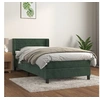 Image de Boxspring met matras fluweel donkergroen 80x200 cm3130988