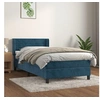 Image de Boxspring met matras fluweel donkerblauw 100x200 cm3131007