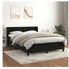Image de Boxspring met matras fluweel zwart 140x190 cm3131017