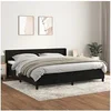 Image de Boxspring met matras fluweel zwart 200x200 cm3131041