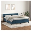Image de Boxspring met matras fluweel donkerblauw 160x200 cm3131151