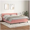 Image de Boxspring met matras fluweel roze 180x200 cm3131158