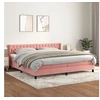 Image de Boxspring met matras fluweel roze 200x200 cm3131164