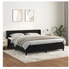 Image de Boxspring met matras fluweel zwart 160x200 cm3131209