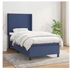 Image de Boxspring met matras stof blauw 90x190 cm3131239