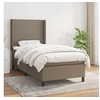 Image de Boxspring met matras stof taupe 90x200 cm3131245