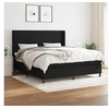 Image de Boxspring met matras stof zwart 180x200 cm3131291