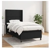 Image de Boxspring met matras stof zwart 90x200 cm3131323