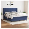 Image de Boxspring met matras stof blauw 180x200 cm3131455