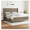 Image de Boxspring met matras stof taupe 180x200 cm3131533