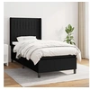 Image de Boxspring met matras stof zwart 80x200 cm3131547