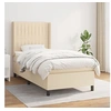 Image de Boxspring met matras stof cràmekleurig 80x200 cm3131550