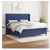 Image de Boxspring met matras stof blauw 160x200 cm3131607
