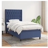 Image de Boxspring met matras stof blauw 90x200 cm3131647