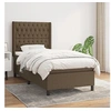 Image de Boxspring met matras stof donkerbruin 100x200 cm3131652
