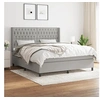 Image de Boxspring met matras stof lichtgrijs 180x200 cm3131689