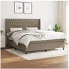 Image de Boxspring met matras stof taupe 180x200 cm3131693