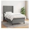 Image de Boxspring met matras stof donkergrijs 80x200 cm3131706