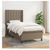 Image de Boxspring met matras stof taupe 80x200 cm3131709