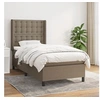 Image de Boxspring met matras stof taupe 90x200 cm3131725