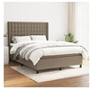 Image de Boxspring met matras stof taupe 140x190 cm3131749