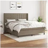 Image de Boxspring met matras stof taupe 180x200 cm3131773