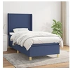 Image de Boxspring met matras stof blauw 90x190 cm3131799